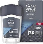 Dove Men+Care Clinical Protection Antiperspirant Deodorant Cream, 45ml $6.50 ($5.85 S&S) + Del ($0 Prime/ $39 Spend) @ Amazon AU