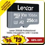 [VIC] Lexar 256GB Pro 1066x UHS-I microSDXC $19, Ipega Nintendo Switch Carrying Case $1 (in-Store Only) @ Centre Com, Clayton