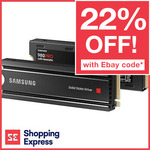 Samsung 1TB SSD 980 PRO M.2 PCIe 4 NVMe M.2 SSD $187.20 ($182.52 eBay Plus) Delivered @ Shopping Express via eBay