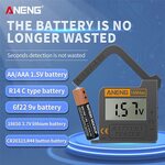 ANENG 168Max Digital Battery Voltage Tester US$3.56 (~A$5.55) Delivered @ JINGTOOL Store AliExpress