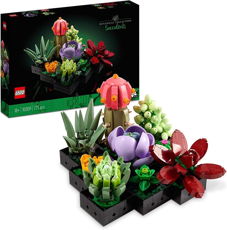 LEGO Icons Succulents Plant 10309 Building Kit $63.20 Delivered ...