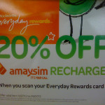 Amaysim Recharge Vouchers 20% off at Woolworths