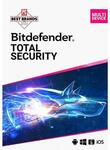 Bitdefender Total Security 2022 5 Devices 2-Years (Digital Download) US$25 (~A$36.25) @ Newegg