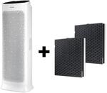 Samsung AX90 Air Purifier (for Rooms up to 90m²) with 2 Extra Replacement Filters $649 (Save $350) Delivered @ Harris Technolog