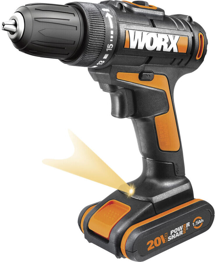 WORX Drill Driver Kit 20V 10mm 31.99 Delivery 0 C C In Store