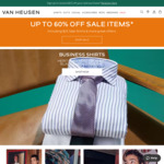 Further 30% off Everything Online + $7.95 Delivery ($0 with $100 Order) @ Van Heusen