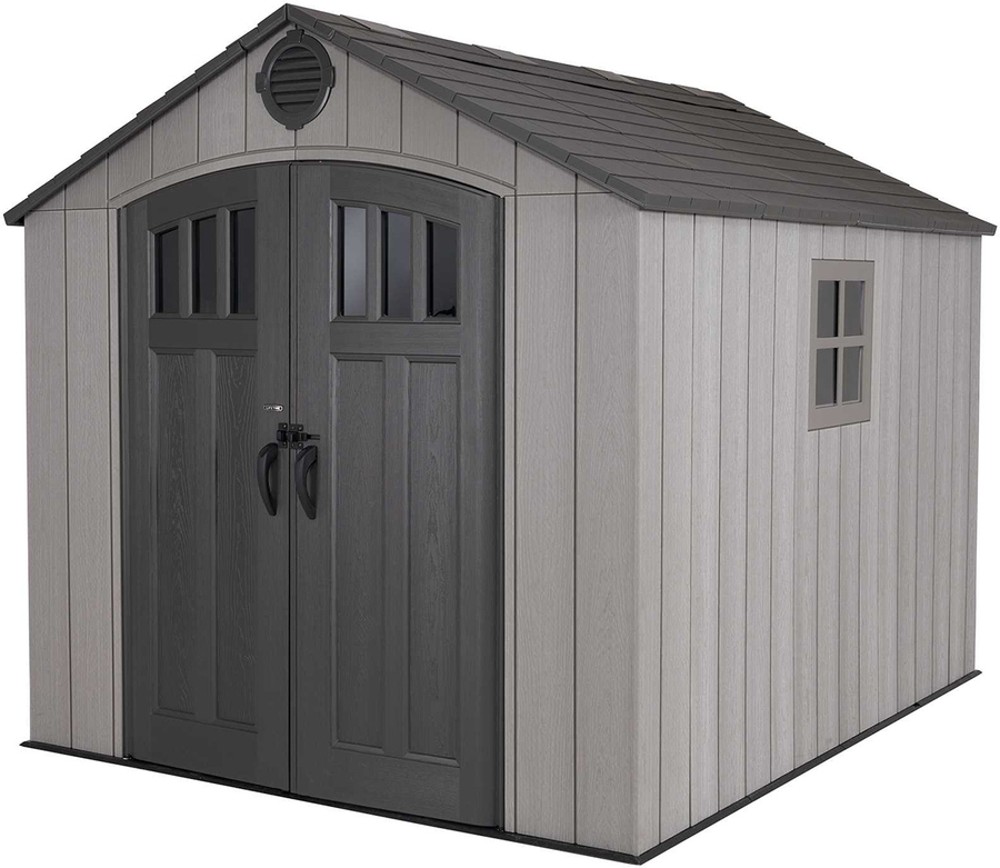 Lifetime 8 x 10 ft (2.4 x 3 m) Outdoor Storage Shed - $1939.99 ($460 ...