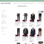 Wool Suit Jacket from $79, Wool Pants $39 (up to 82% off) + $7.95 Delivery ($0 with $100 Order) @ Van Heusen