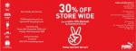 VIC: Puma VIP Sale 40% off storewide on presentation of this flyer