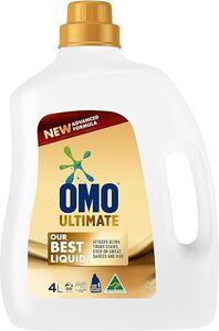 OMO Ultimate Laundry Liquid 4L $30 ($27 S&S) + Delivery ($0 with Prime/ $59 Spend) @ Amazon AU