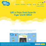 Win a Ninja Dual Zone Air Fryer Worth $450 from Dishmatic