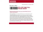 Borders - 35% One Full Priced Book