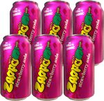 ZAPPO Strawberry/Grape/Cola Soda - 350ml (6 Pack Cans) $8.47 ($7.62 S&S) + Delivery ($0 with Prime/$59 Spend) @ Amazon AU