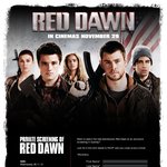 Free Tickets to Red Dawn Screening Sydney Fox Studies 28 November