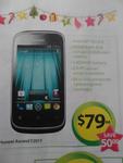 Telstra Huawei Ascend Y201 Prepaid Mobile Phone $79 at Woolworths (Save $50)