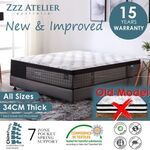 Zzz Atelier Chiropractic Black Label Mattress, $169.15 Single, $271.15 Double, $296.65 Queen, $339.15 King @ Zzz Atelier on eBay