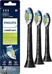 Philips Sonicare W DiamondClean Black Toothbrush Heads 3pk $10.12 (79% off) + Delivery ($0 with Prime/ $59 Spend) @ Amazon AU