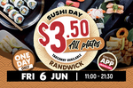 [NSW] $3.50 All Plates Fri 6th June @ Sushi Train, Randwick