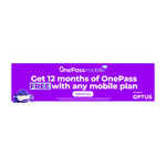 Get 12 Months Free OnePass Membership with Any Mobile Sim @OnePass Mobile