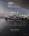 Win a $500 Malvern Central Shopping Voucher from Malvern Central