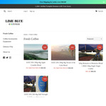 Save 50% Coffee Sitewide: 1kg from $28.65 + Del ($0 w/$69 Order, C&C, Opt Delayed Dispatch Up to 8+ Months) @ Lime Blue Coffee