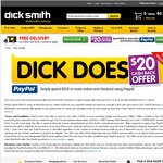 Spend $200 at Dick Smith with PayPal, get $20 Cash Back