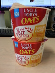 FREE - Uncle Tobys 50g Oats Cups at Town Hall Station (near Toilets at George St Cinema Exit)