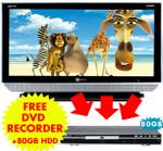 Highlander 102cm/40in LCD TV + 80Gb DVD Recorder $1799 from Deals Direct