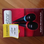 Singstar 2 Microphone Pack for PS2 - $5 at BigW Chullora