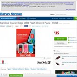 3-Pack SanDisk Cruzer Blade USB Drives: 16GB - $35, 8GB - $16 at Harvey Norman