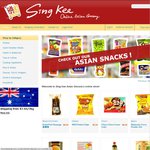$10 off for Orders over $70 @ Sing Kee Online Asian Grocery