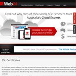 Comodo and GeoTrust SSLs from Just $24.95 + GST Per Year Issued by Web24