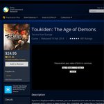  (PS Vita) Toukiden: The Age of Demons - PSN Deal of The Week $24.95 (Digital Copy)