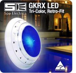 Spa Electrics GKRX Tri-Colour LED Pool Light. Retro Fit, Variable Voltage - $249 + Delivery