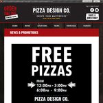 Free Pizzas @ Pizza Design Co, Thu 5 March, Parramatta, NSW