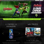 Win a Trip to New York (Purchase), Weekly Marvel Prize Pack (Play Game) from V Energy Drink