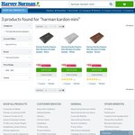 Harman Kardon Esquire Mini Bluetooth Speaker $98 (RRP $229) + Speaker Deals @ Harvey Norman