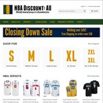 Final Clearance - NBA Jerseys Everything <$45 (Free Shipping Orders $50+) @ NBA Discount AU
