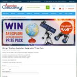 Win an Explore Prize Pack from Australian Geographic