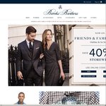 Brooks Brothers 40% off Friends and Family Deal