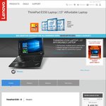 Lenovo ThinkPad Edge E550 15.6" Laptop $499 with i3-5005U, 4GB RAM, 500GB HDD, Win10