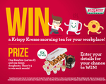 Win 1 of 5 Krispy Kreme Morning Tea's (Valued at $32ea) from Krispy Kreme South Australia