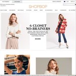 Shopbop 25% off All Orders or 30% off Orders over $500 USD