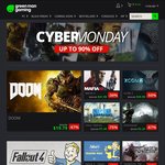 GreenManGaming 15% off Cyber Monday Games Already on Sale (Doom AU$21, GTA V AU$33, Skyrim Legendary Edition AU$11 +More)