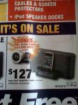 Sony iPod/iPhone Dock ICF-C1IPMK2BC $127 with FREE 2nd Dock ICF-CD3IP at Harvey Normans