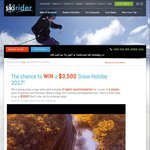 Win a Snow Holiday for 4 People (Includes 5 Nights Accommodation at Ski Rider Hotel in Wilsons Valley, NSW) (No Travel)