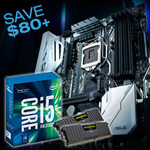 PCCG Intel PRIME Gaming Bundle-Intel Core i5 7600K ASUS Prime Z270-A Motherboard Corsair Vengeance LPX 16GB (2x8gb) 2133MH $679