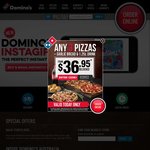 Domino's Customer Appreciation Day [Vic, Derrimut Today Only] - Value + Traditional Pizzas from $3.95 Pickup + More