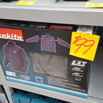 Makita DCJ200Z18V Li-Ion Cordless Heated Jacket - $99 (Save $90) - All Tools Geelong - Call for Postage