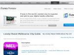 Free iPhone Lonely Planet Melbourne Guide - Until 5:30pm Today (1st Sept)